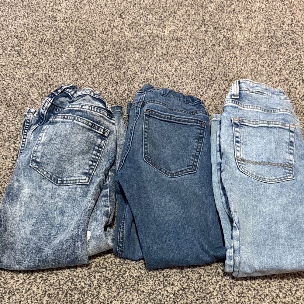 Stylish Denim Jeans Trio